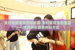 支付宝能买世界杯彩票-支付宝带来的便捷——世界杯彩票新购彩方式