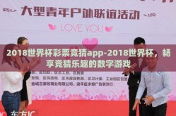 2018世界杯彩票竞猜app-2018世界杯，畅享竞猜乐趣的数字游戏