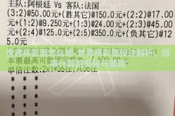 世界杯彩票怎么赔-世界杯彩票投注解析，赔率计算的奥秘与策略