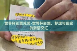 世界杯彩票兑奖-世界杯彩票，梦想与现实的激情交汇