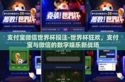支付宝微信世界杯投注-世界杯狂欢，支付宝与微信的数字娱乐新战场