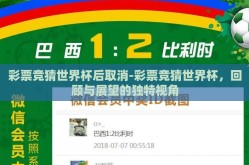 彩票竞猜世界杯后取消-彩票竞猜世界杯，回顾与展望的独特视角