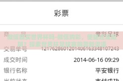 微信能买世界杯吗-微信购彩，便捷还是陷阱？探索世界杯足球赛购票新渠道
