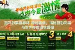 赢彩彩票世界杯-跨越赛场，揭秘赢彩彩票与世界杯的激情碰撞