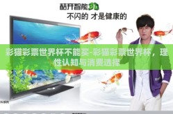 彩猫彩票世界杯不能买-彩猫彩票世界杯，理性认知与消费选择