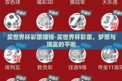 买世界杯彩票赚钱-买世界杯彩票，梦想与现实的平衡