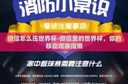 微信怎么压世界杯-微信里的世界杯，你的移动观赛指南