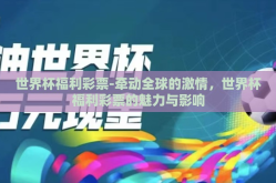 世界杯福利彩票-牵动全球的激情，世界杯福利彩票的魅力与影响