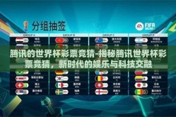 腾讯的世界杯彩票竞猜-揭秘腾讯世界杯彩票竞猜，新时代的娱乐与科技交融