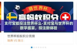 支付宝能投注世界杯么-支付宝与世界杯的数字盛宴，投注新体验