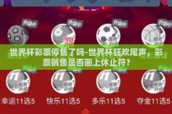 世界杯彩票停售了吗-世界杯狂欢尾声，彩票销售是否画上休止符？