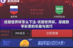 优酷世界杯怎么下注-优酷世界杯，掌握数字彩票的乐趣与技巧