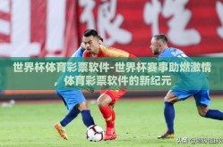 世界杯体育彩票软件-世界杯赛事助燃激情，体育彩票软件的新纪元