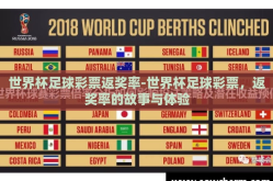 世界杯足球彩票返奖率-世界杯足球彩票，返奖率的故事与体验