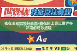 我在哪买世界杯彩票-我在网上寻觅世界杯彩票的奇妙旅程