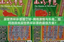 买世界杯彩票哪个好-拥抱激情与乐趣，如何选择购买世界杯彩票的最佳方案？