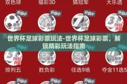 世界杯足球彩票玩法-世界杯足球彩票，解锁精彩玩法指南