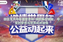 微信天天中彩票世界杯-微信每日好彩，中奖的梦想与世界杯的激情