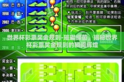 世界杯彩票奖金规则-璀璨绿茵，揭秘世界杯彩票奖金规则的瞬间辉煌