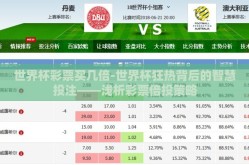 世界杯彩票买几倍-世界杯狂热背后的智慧投注——浅析彩票倍投策略