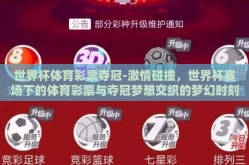 世界杯体育彩票夺冠-激情碰撞，世界杯赛场下的体育彩票与夺冠梦想交织的梦幻时刻
