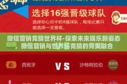 微信营销竞猜世界杯-探索未来娱乐新姿态，微信营销与世界杯竞猜的完美融合