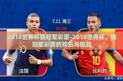 2018世界杯猜冠军彩票-2018世界杯，猜冠军彩票的欢乐与挑战