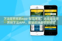 下注世界杯的app-智赢未来，选择最佳世界杯下注APP，解锁足球激情新体验