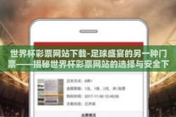 世界杯彩票网站下载-足球盛宴的另一种门票——揭秘世界杯彩票网站的选择与安全下载