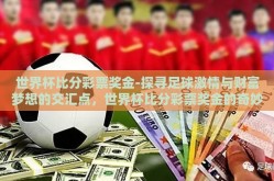 世界杯比分彩票奖金-探寻足球激情与财富梦想的交汇点，世界杯比分彩票奖金的奇妙之旅