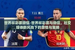世界杯彩票微信-世界杯彩票与微信，社交媒体新风尚下的激情与策略