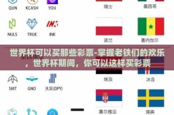 世界杯可以买那些彩票-掌握老铁们的欢乐，世界杯期间，你可以这样买彩票