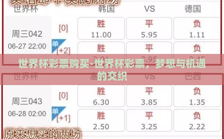 世界杯彩票购买-世界杯彩票,梦想与机遇的交织 世界杯彩票购买-世界杯彩票,梦想与机遇的交织