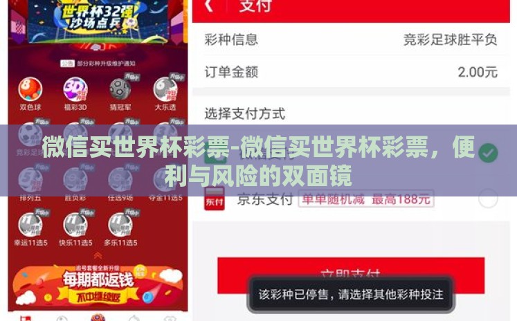 微信买世界杯彩票-微信买世界杯彩票,便利与风险的双面镜 微信买世界杯彩票-微信买世界杯彩票,便利与风险的双面镜