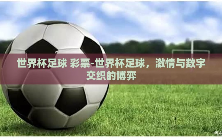 世界杯足球 彩票-世界杯足球,激情与数字交织的博弈 世界杯足球 彩票-世界杯足球,激情与数字交织的博弈