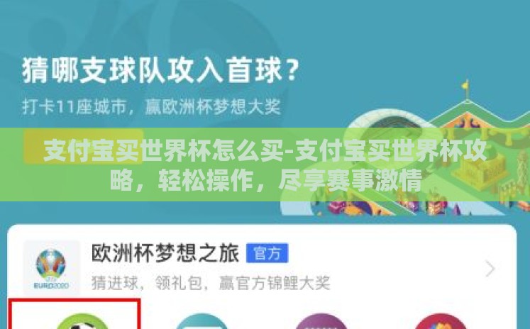 支付宝买世界杯怎么买-支付宝买世界杯攻略,轻松操作,尽享赛事激情 支付宝买世界杯怎么买-支付宝买世界杯攻略,轻松操作,尽享赛事激情