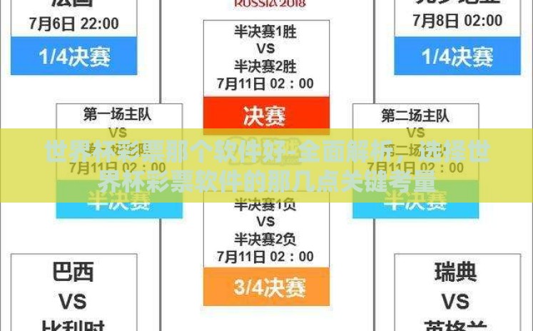 世界杯彩票那个软件好-全面解析,选择世界杯彩票软件的那几点关键考量 世界杯彩票那个软件好-全面解析,选择世界杯彩票软件的那几点关键考量