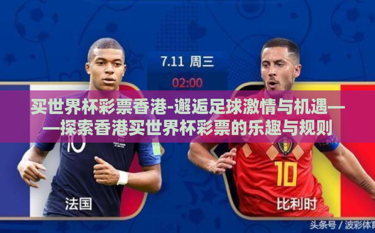 买世界杯彩票香港-邂逅足球激情与机遇——探索香港买世界杯彩票的乐趣与规则