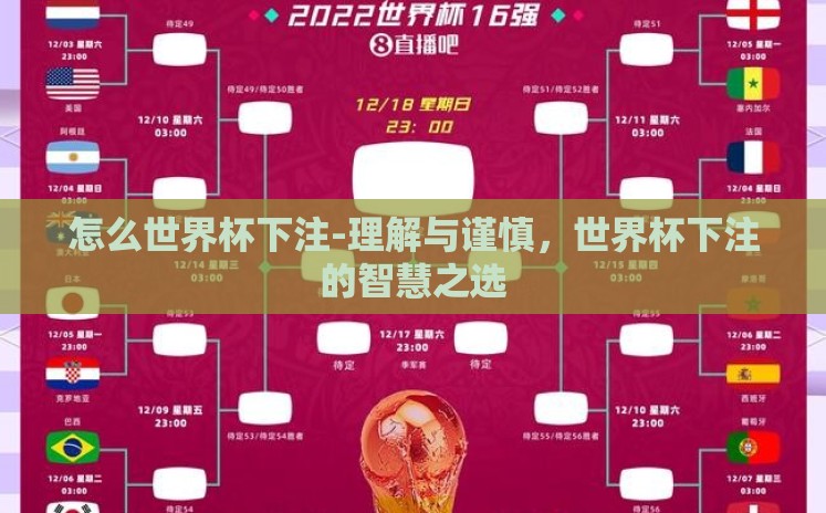 怎么世界杯下注-理解与谨慎，世界杯下注的智慧之选