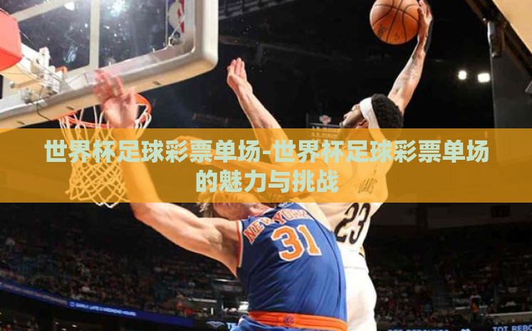 世界杯足球彩票单场-世界杯足球彩票单场的魅力与挑战 世界杯足球彩票单场-世界杯足球彩票单场的魅力与挑战