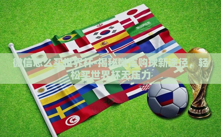 微信怎么买世界杯-揭秘微信购球新途径,轻松买世界杯无压力 微信怎么买世界杯-揭秘微信购球新途径,轻松买世界杯无压力