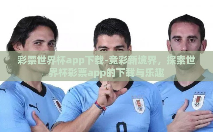 彩票世界杯app下载-竞彩新境界，探索世界杯彩票app的下载与乐趣