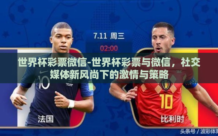 世界杯彩票微信-世界杯彩票与微信，社交媒体新风尚下的激情与策略