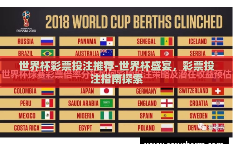 世界杯彩票投注推荐-世界杯盛宴，彩票投注指南探索