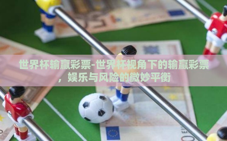 世界杯输赢彩票-世界杯视角下的输赢彩票，娱乐与风险的微妙平衡